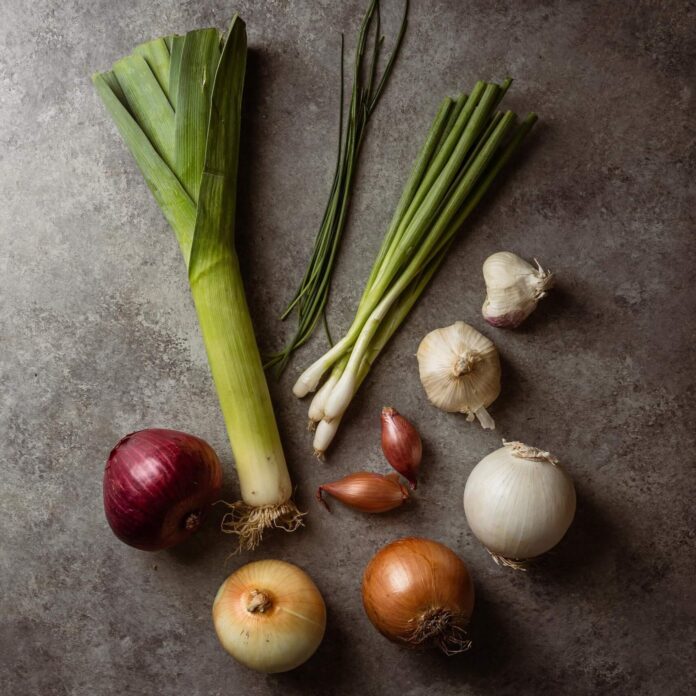 veggies such as beets and alliums