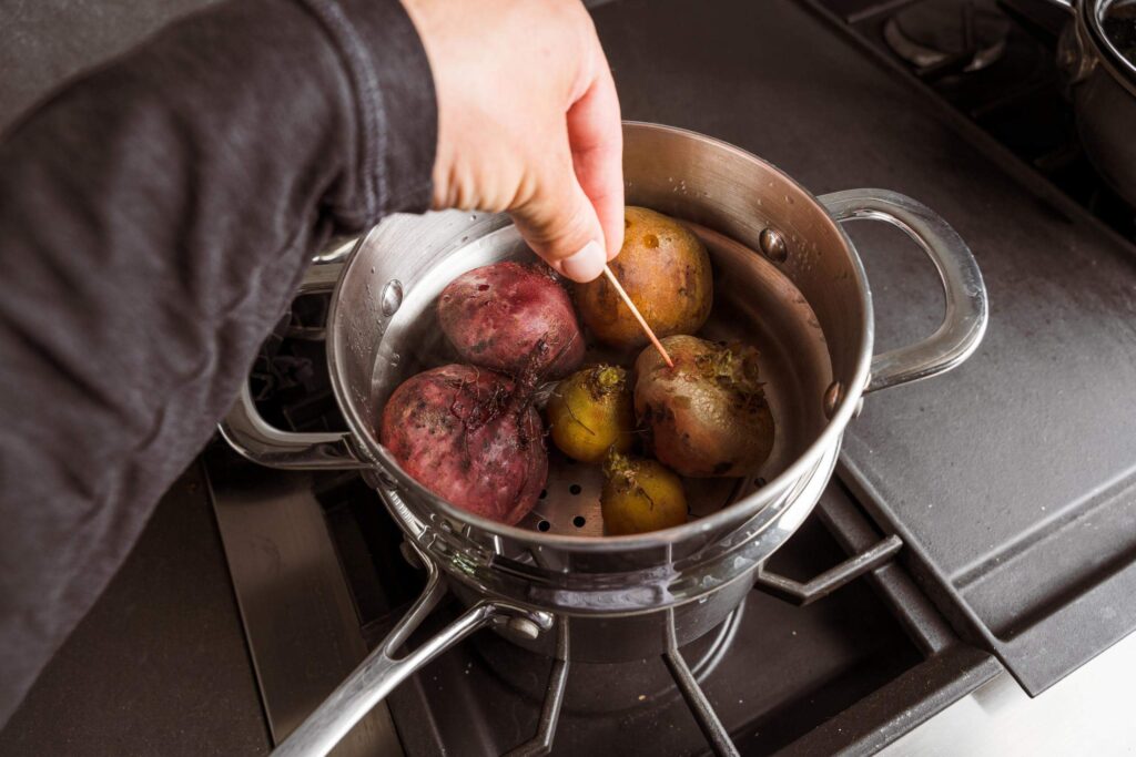 steamed beets