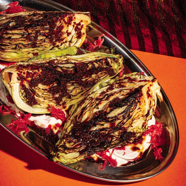 Crispy Fire-Roasted Cabbage Wedges