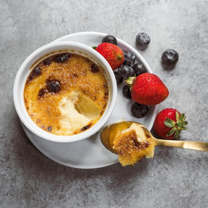 Broiled Maple Crème Brûlée