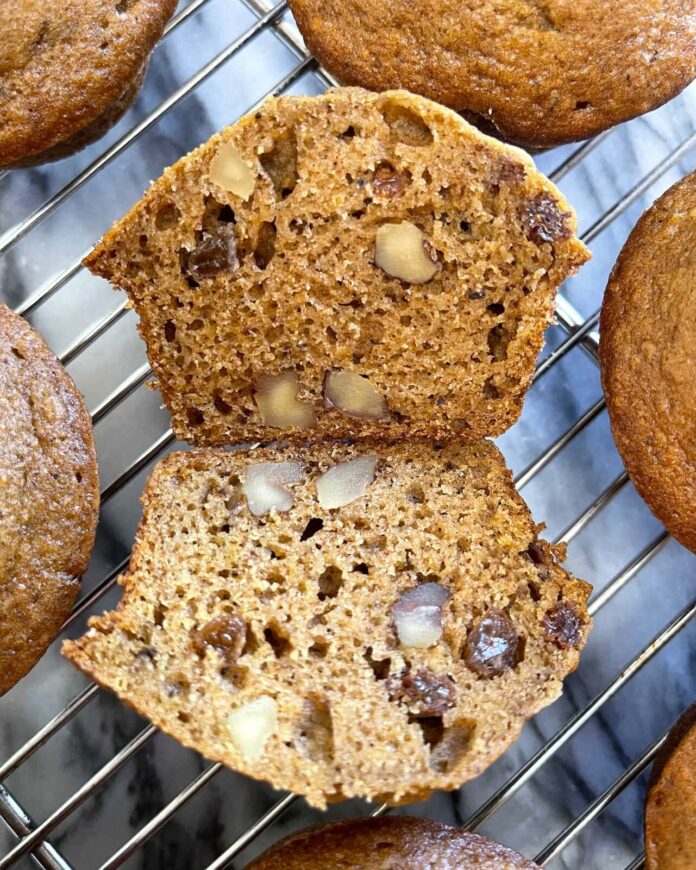 sourdough pumpkin muffins